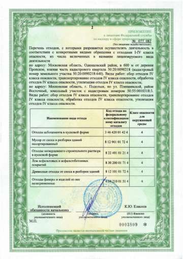 Лицензия №077 082 стр.2